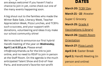 HandS March 2026 Newsletter